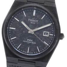 TISSOT PRX PowerMatic 80 Carbon Automatic Men's Watch 40mm Black Dial