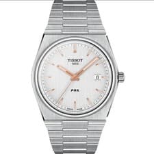 Tissot PRX 40mm White Dial Men's Watch T137.410.11.031.00 Silver Stainless Steel