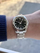 Grand Seiko Men's Black Watch - SBGX093 - Full Kit - Fresh Battery Change - Read