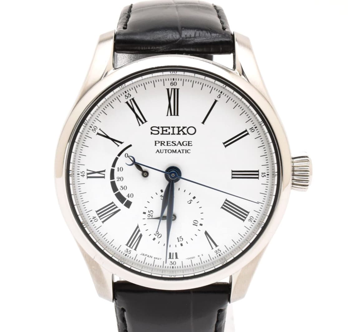 [Near MINT] SEIKO Presage 6R27-00L0 White Dial Automatic 40mm Men's Watch Japan