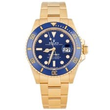 Rolex Submariner Date Yellow Gold Blue Dial 41mm 126618LB Full Set