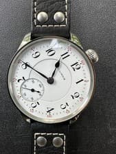 Rare 1923 USA 21 Jewel 16s Illinois Watch Co. Pocket Watch Wristwatch Conversion