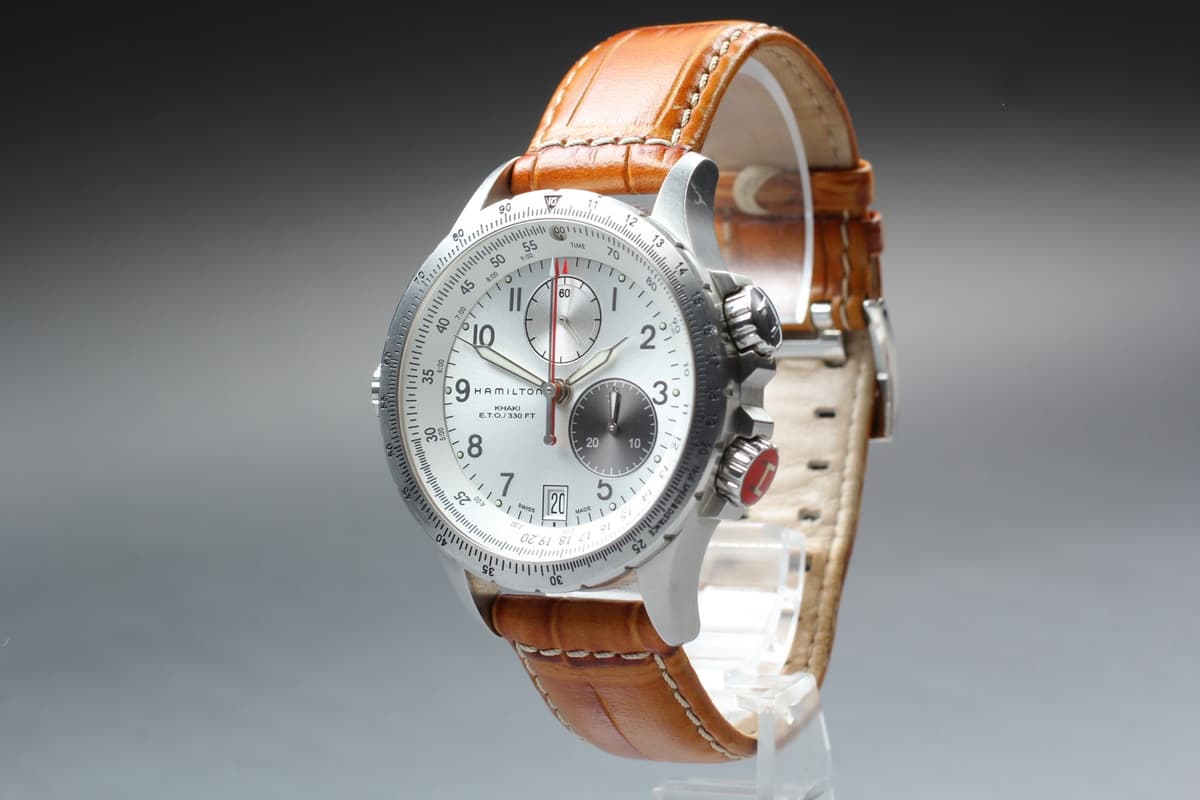 [Near MINT] Hamilton Khaki H776220 Aviation ETO Chronograph Quartz Men's Watch