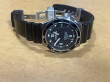 Bell & Ross Type Demineur Automatic Diver Black Dial Rubber Mens Watch Swiss
