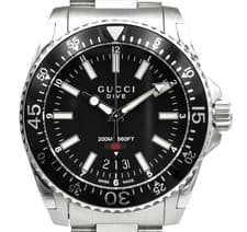 Gucci Dive Steel Watch 136.3 7725041044 146465345