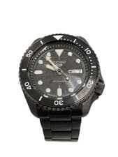 Seiko Automatic Watch BLK 4R36-16V0 Analog Men's Wristwatch