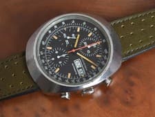 VINTAGE SWISS BUCHERER CHRONOGRAPH CALIBER VALJUX 7754 WORKING OK