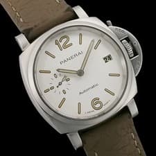 Panerai Luminor Due PAM01043 38mm Stainless Steel White Dial #SU101