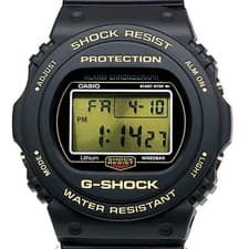 G-SHOCK DW-5735D-1B 30th Anniversary Black Gold Casio Watch