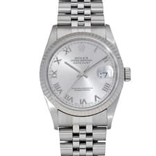 ROLEX Datejust 16234 gray WATCH 725371