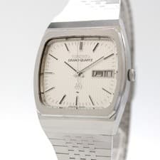 [Exc+5] SEIKO GQ Grand Quartz 9256-5010 Silver 1970s Men's Watch From JAPAN A426