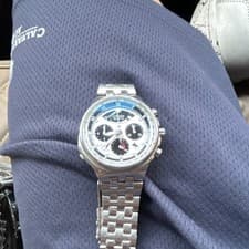 Citizen Eco-Drive Calibre 2100 Men's Chronograph Wristwatch, Stainless Steel