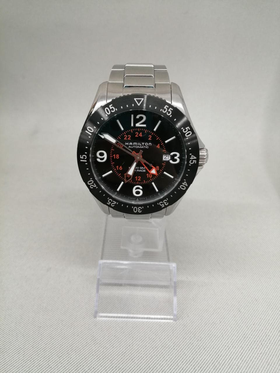 Khaki Aviation Pilot GMT Model H767550 HAMILTON