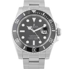 Rolex Submariner Date Black Dial Oystersteel Watch 116610LN