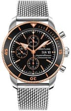 Breitling Superocean Heritage II 44mm Black Dial Steel Men's Watch U13313121B1A1