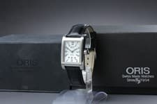 [N MINT w/ BOX] ORIS 585-7525-40-02 17J Rectangular Automatic Men's Swiss Watch