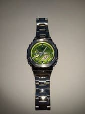 Casio G-Shock GM-2110D-3A Metal Casioak Analog-Digital Unused, Half Price