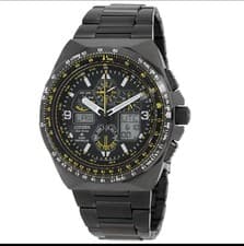 Citizen Promaster Skyhawk A-T Chronograph GMT Black Dial Men's Watch JY8127-59E