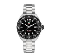 TAG Heuer Formula 1 WAZ1110.BA0875 Quartz Black Steel Gents Sports Date Watch