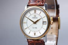 Vintage [NEAR MINT] OMEGA DE VILLE Prestige 196.2532 Cal.1532 33mm Qz Mens Watch