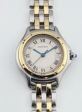 Beautiful Cartier Panthere 183964, 30mm, 2 row 18K, Date, No Box or Papers