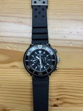SEIKO Prospex SBDL035 V175-0DV0 Black Dial Solar Men's Watch Used Working #15