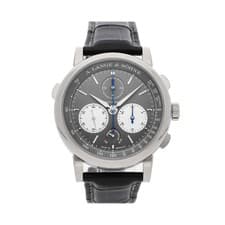 A. Lange & Sohne Saxonia Triple Split White Gold Manual 43mm Watch 424.038F