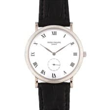 Authentic Patek Philippe Calatrava WG 3919G-001 WG Manual Winding #260-006-3...