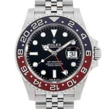 ROLEX GMT Master II 126710BLRO black 5 row jubilee bracelet Random Number se...