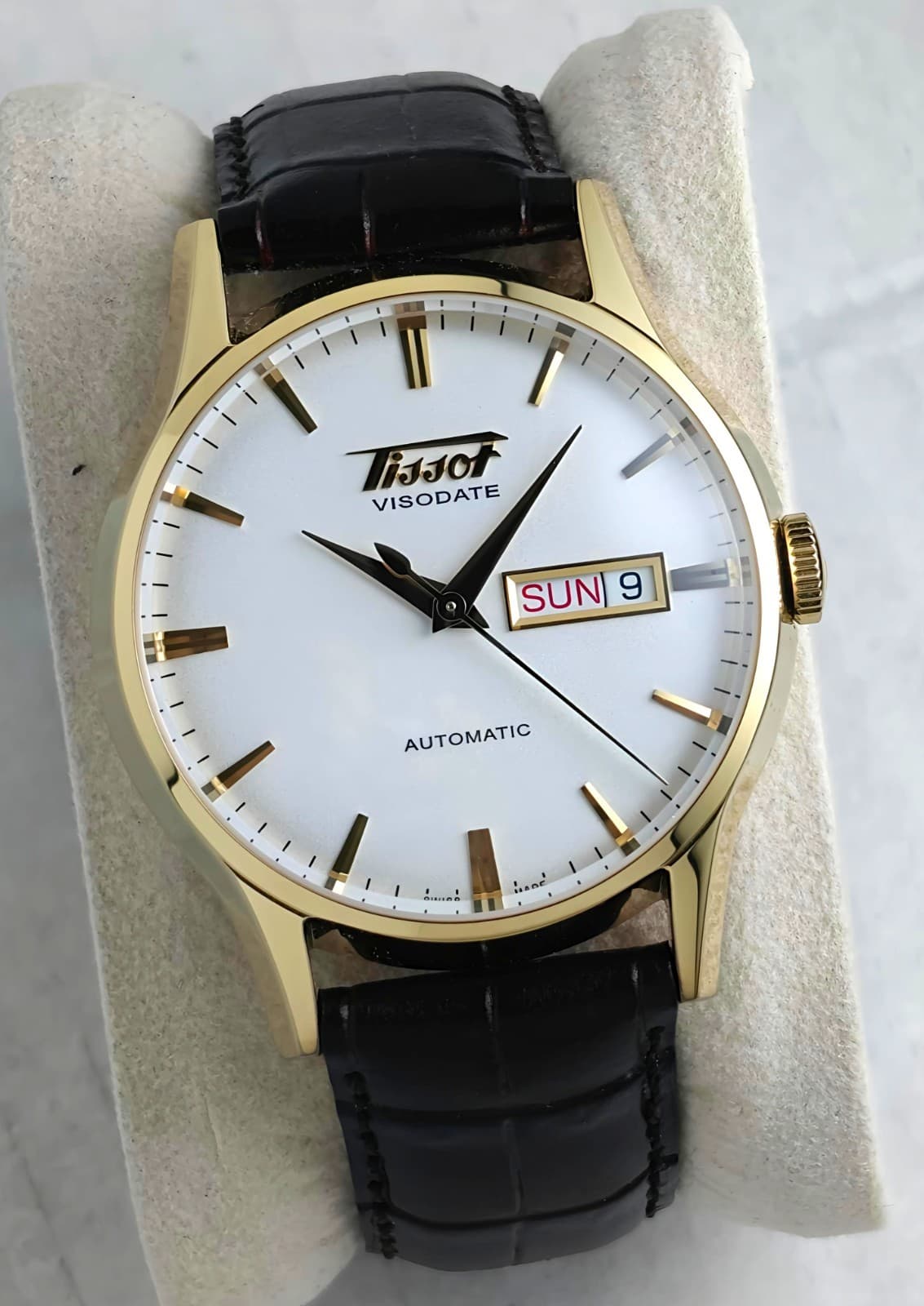 Tissot Visodate Gold Automatic Dress Watch