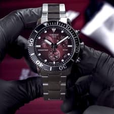 Tissot Seastar 1000 T120.417.11.421.00 Men Chrono Gradient Red Dial Watch 45.5mm