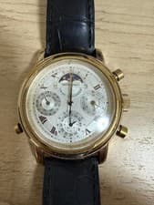 Rare Shellman Grand Complication 6771-T011179TA Quartz Watch Junk AS-IS Item JP