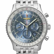 BREITLING Navitimer AB012721/C889 Blue Men's Used Watch #31031