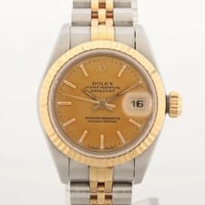 Rolex Lady Datejust 69173 SS×YG SS×YG AT Champagne mosaic dial 3 Extra Links