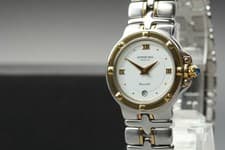 Vintage [Near MINT] RAYMOND WEIL 9990 Gold Roman Mens Watch Quartz From JAPAN