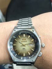 Vintage Orient SK Crystal 21 Jewels Mens Watch Water Resist Steel Japan