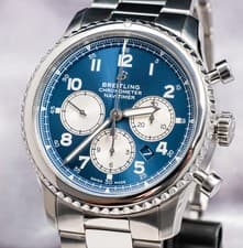 Breitling Navitimer 8 B01 Chronograph 43mm Steel Bracelet 2021 AB0117 eBay Live