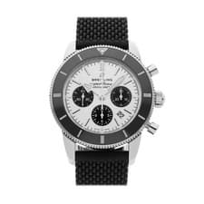 Breitling Superocean Heritage B01 Auto Chrono Steel 44mm Men Watch AB0162121G1S1
