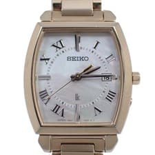 SEIKO Seiko Lukia I Collection Solar Radio Wae Ladies Watch Titanium Gold GP