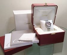 Cartier Roadster SM W62017V3 Pink Dial Quartz 32mm Ladies Watch Japan