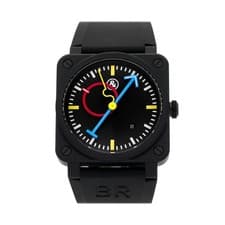 Bell & Ross x Alain Silberstein BR 03-92 Klub 22 Edition Watch BR0392-AS-CE/SRB