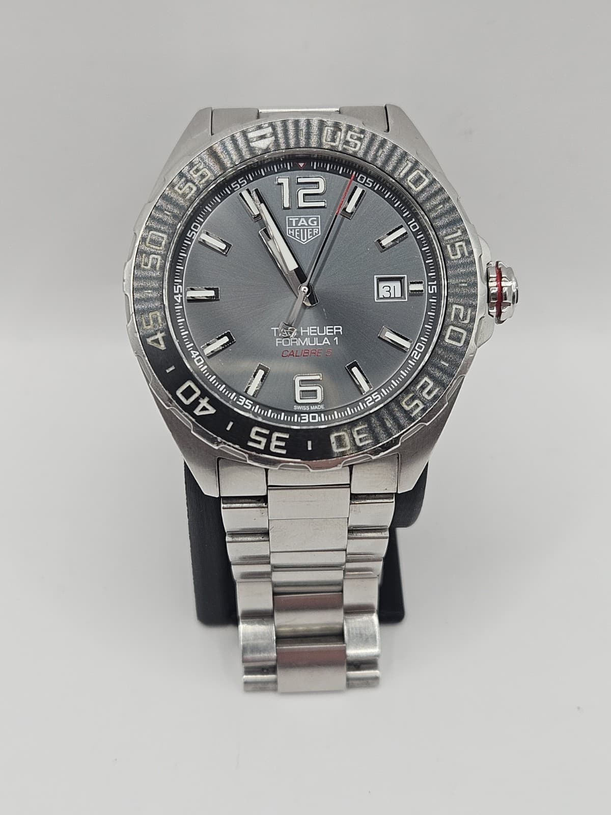 TAG Heuer Formula 1 Calibre 5 Automatic WAZ2011 - 44mm - Grey Dial - Steel
