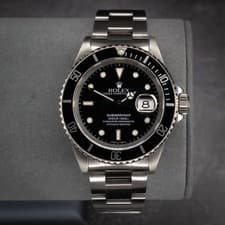 Rolex Submariner 16610 S-Serial Black Dial 40MM Diver Steel Bracelet