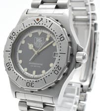 Vintage [Exc+5] TAG Heuer 3000 932.213 34mm Black Dial Quartz Men's Watch #3457