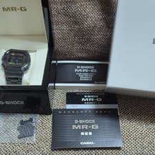 Casio G-Shock MR-G MRG-B5000BA-1JR Aozumi Blue Titanium Solar Excellent w/Box