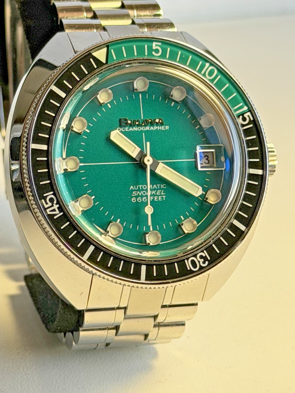 Bulova 96B322 Oceanographer Devil Diver Stainless Steel Men's Watch