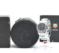 Tag Heuer 2000 Exclusive WN1110 Black Dial Quartz Men's Watch 38mm