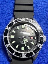 Vintage Citizen Challenge Diver 4-600851Y Automatic 150m Men's Watch Polished OH