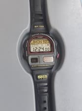 Vintage Lcd Digital Watch Casio BP-100 With Box Nos