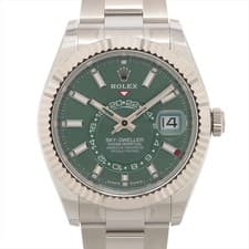 Rolex Sky-Dweller 336934 SS×WG SS AT Mint green dial